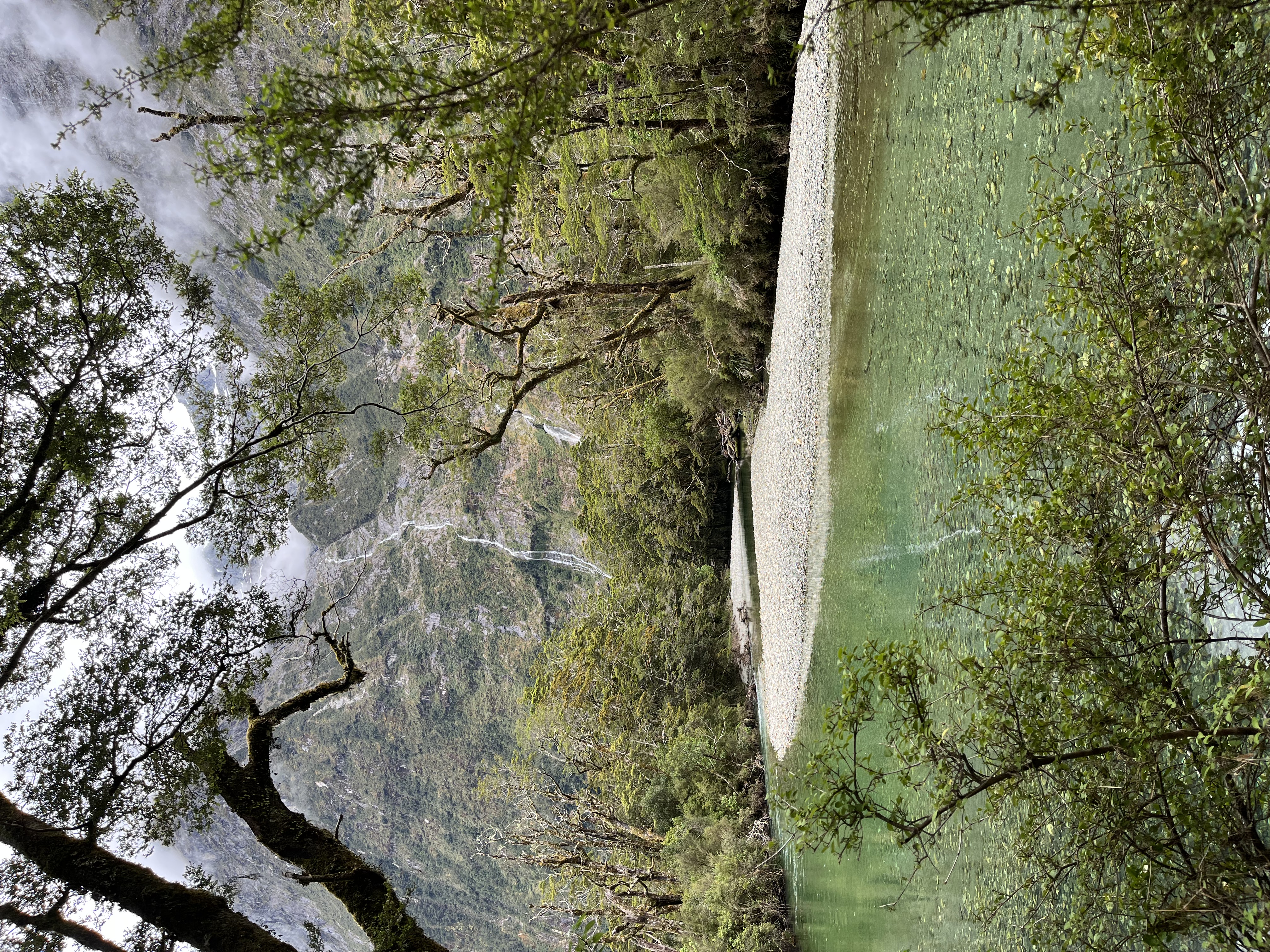 River and mountain landscape
